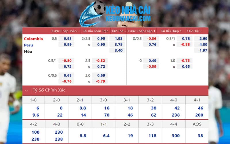 1 minh hoa keo chau au Minh họa kèo châu Âu trên bảng cược